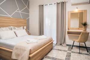 Postel nebo postele na pokoji v ubytování Asya Sea View Apartment + 23 fotografií