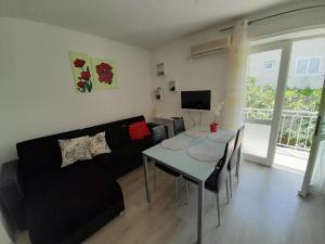 Televízia a/alebo spoločenská miestnosť v ubytovaní Apartment Roky