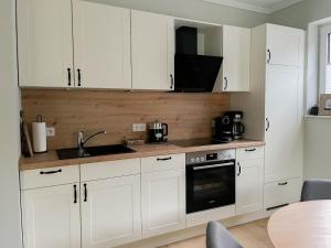 Kuchyň nebo kuchyňský kout v ubytování Ferienwohnung Swedish Summer + 7 fotografií