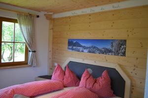 Postel nebo postele na pokoji v ubytování "Hochegg"