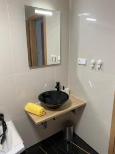 Koupelna v ubytování Apartmány na dolním konci Němčičky + 16 fotografií