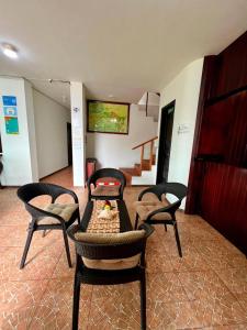 Istumisnurk majutusasutuses Hotel Cally