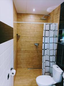 Koupelna v ubytování Jasień 77 B + 7 fotografií