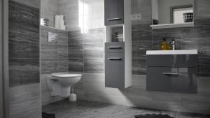 A bathroom at Apartmán u Braňa
