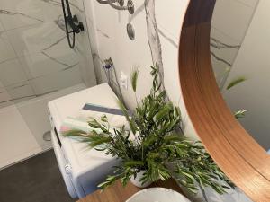 Kúpeľňa v ubytovaní Apartman David 73 + 20 fotografií