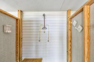 a mirror in a room with white siding at Bethany West -- 719 Fenwood in Bethany Beach +24 photos