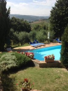 Der Swimmingpool an oder in der Nähe von Il Broglino