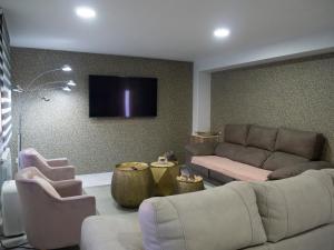 A seating area at Casa Rivas