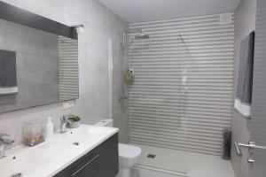 A bathroom at Casa Rivas