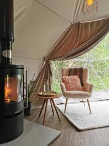 Istumisnurk majutusasutuses Teapot Lane Glamping - Adults only