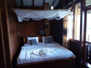 מיטה או מיטות בחדר ב-Barn Hills