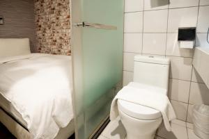 A bathroom at The Cole Hotel