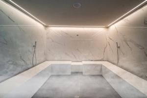 Kúpeľňa v ubytovaní Meta Apartments