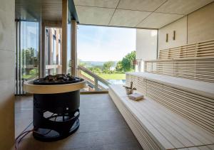 Balkón nebo terasa v ubytování Hotel Hirschen Horn