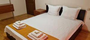 Postel nebo postele na pokoji v ubytování Dani beach Sozopol