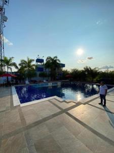 Bazén v ubytování HOTEL CAMPESTRE SANTORINI nebo v jeho okolí