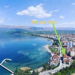 a view of a large body of water at Syzo Rooftop 360° in Pogradec