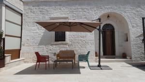 Patio alebo iná vonkajšia časť ubytovania Pietra d'angolo