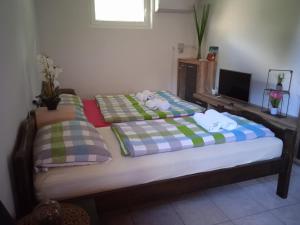 Postel nebo postele na pokoji v ubytování Apartment Mojca near Bled