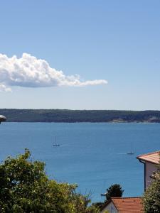 a view of a large body of water with boats at Apartments Portoroz - Beautiful Street in Portorož