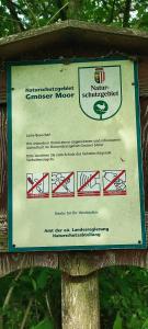 Certifikát, hodnocení, plakát nebo jiný dokument vystavený v ubytování Gästehaus Moorbad Gmös