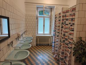 Kúpeľňa v ubytovaní středisko Doubrava