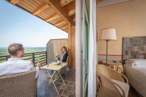 Rõdu või terrass majutusasutuses Relais di Campagna I Tamasotti