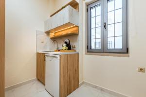Kuchyň nebo kuchyňský kout v ubytování Emeli Suites