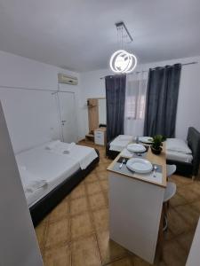 Letto o letti in una camera di Studio Vlora