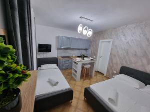 Letto o letti in una camera di Studio Vlora