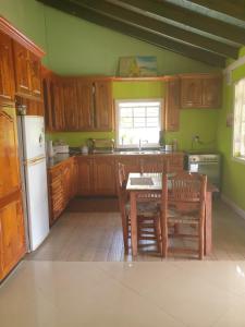 Nhà bếp/bếp nhỏ tại Seawind Cottage- Traditional St.Lucian Style