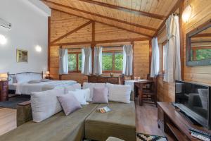 Гостиная зона в B&B Plitvice Lakes Villa Irene