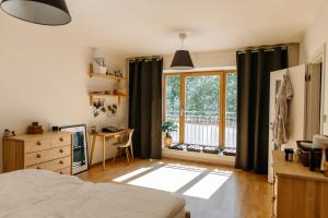 Postel nebo postele na pokoji v ubytování Apartmán v srdci Znojma „Jako doma“