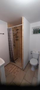 Kúpeľňa v ubytovaní Lelle Lelke Apartmanház + 21 fotografií