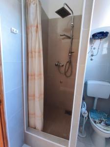 Koupelna v ubytování Kaštelina apartments