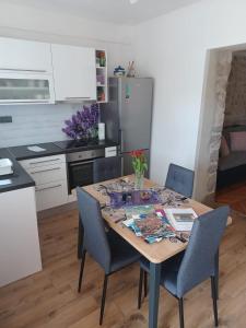 Kuchyň nebo kuchyňský kout v ubytování Apartment Karla SNB
