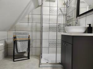 Kúpeľňa v ubytovaní Apartament GRAY CRANE
