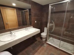 Koupelna v ubytování Smart Hotel La Sagra