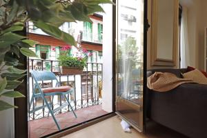 Balkón nebo terasa v ubytování Chueca Jacuzzi
