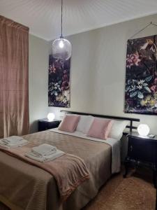 Кровать или кровати в номере MoLo - residenza con accesso diretto al lago