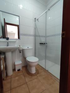 Koupelna v ubytování Apartamento Hostal Mellizo