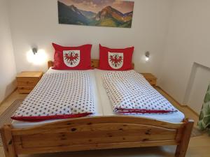 Postel nebo postele na pokoji v ubytování Ferienwohnung Bruni Bock