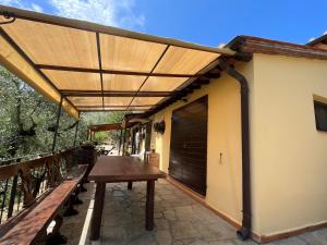 Balkón nebo terasa v ubytování Agriturismo Campo dei Lupi