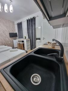 Letto o letti in una camera di Studio Vlora