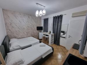 Letto o letti in una camera di Studio Vlora