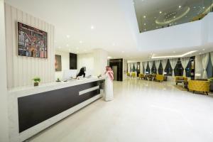 The lobby or reception area at Abha Gardn Millennium Hotel