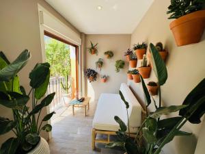 Vonkajšia záhrada v ubytovaní Balcon de Europa Suite