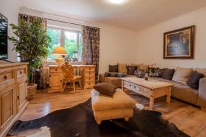 Posezení v ubytování Landhaus Ertle + 37 fotografií