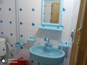 Koupelna v ubytování HOTEL DE GRAND