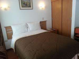 Postel nebo postele na pokoji v ubytování Libertad Hotel